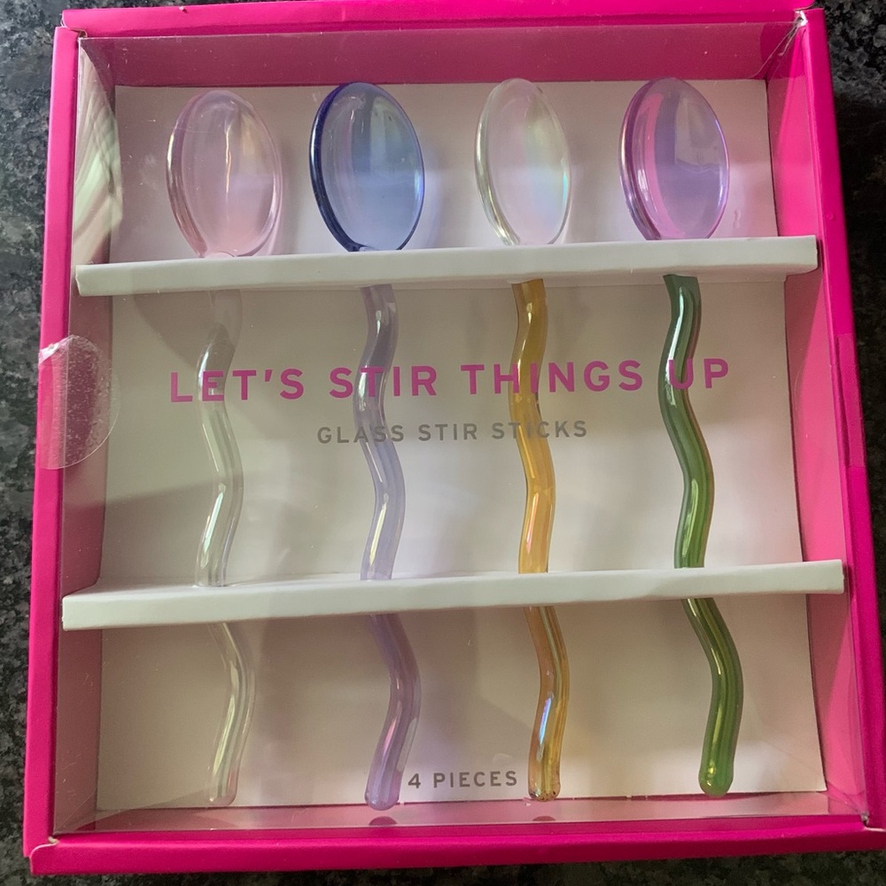 Glass Stirring Spoons